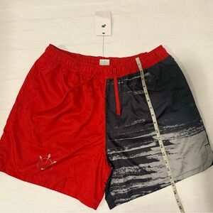 Nike Red and Black Athletic Shorts